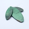 Natural Malachite Pendants G-K171-06E-2