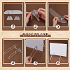 Acrylic Display Stands for Poster Board DIY-WH0750-161-3