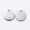 Non-Tarnish 304 Stainless Steel Stamping Blank Tag Charms LS-STAS-G215-11P-1