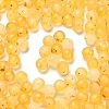 Frosted Transparent Acrylic Beads X1-OACR-F013-13I-1