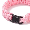 7 Inner Cores Polyester & Spandex Cord Braided Bracelets for Men Women BJEW-JB12509-03-4
