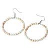 Fashionable Natural Emperor Hoop Earrings for Women KJ9273-5-1