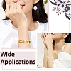 120Pcs 4 Styles Transparent Acrylic Beads OACR-YW0004-31-6