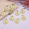 10Pcs Brass Pendants KK-SZ0004-32-4