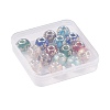  16Pcs 8 Colors Glass European Beads GPDL-NB0001-09-7