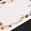 Rectangle Paper Hair Clip Display Cards DIY-B061-02D-4
