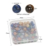 100Pcs 7 Style Natural Mixed Gemstone Beads G-YW0001-10-3