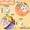 30Pcs 6 Styles Halloween Themes Alloy Pendants FIND-CJ0005-47-2