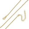 1MM Brass Round Snake Chain Necklaces for Women KK-CBA4FD4-06G-4