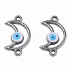 304 Stainless Steel Enamel Connector Charms STAS-N087-61-02P-2