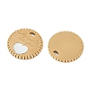 Ion Plating(IP) 304 Stainless Steel Charms STAS-D193-04G-2