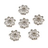 Brass Micro Pave Clear Cubic Zirconia Bead Caps CU-CBA6A75-29P-1