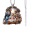 Religion Jesus Acrylic Hanging Ornaments PW-WGEBBB8-01-1