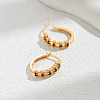 Elegant Classic Hollow Irregular Brass Hoop Earrings LF2234-3