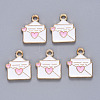 Alloy Enamel Pendants X-ENAM-N054-033-1