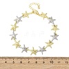 Brass Link Chain Bracelets for Women BJEW-G762-01GP-04-5