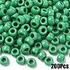 200Pcs Opaque Plastic Beads KY-YW0001-79B-1