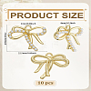 10Pcs Rack Plating Alloy Pendants FIND-LP0005-76-2