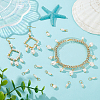 40Pcs 4 Styles Natural Cultured Freshwater Pearl Pendants PALLOY-PH01713-4
