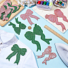 12Pcs 2 Colors Polyester Iron on/Sew On Patches PATC-FG0003-07-4