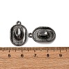 Tibetan Style Alloy Hat Pendants TIBEP-1023-B-FF-3