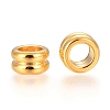 304 Stainless Steel Grooved Beads X-STAS-I117-16A-G-1