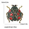 Alloy Rhinestone Brooch for Backpack Clothes PW-WG27B6F-01-1