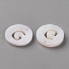 Natural Freshwater Shell Pendants SHEL-Q311-008G-2