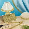 Polyester Wavy Lace Ribbon OCOR-WH0082-365A-4