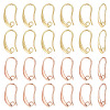 40Pcs 2 Colors Brass Earring Hooks KK-ME0002-46-1