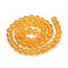 Synthetic Citrine Beads Strands G-S150-14-8mm-3