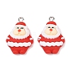 Christmas Opaque Resin Pendants RESI-I350-01A-1