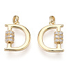 925 Sterling Silver Micro Pave Cubic Zirconia Charms STER-T004-12G-1
