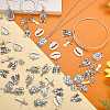 70Pcs 6 Styles Tibetan Style Alloy Pendants FIND-SZ0003-91-6