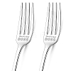 Globleland 1 Set 2Pcs 304 Stainless Steel Fork AJEW-GL0001-19-060-1