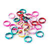 30Pcs Handmade Polymer Clay Finger Rings RJEW-TA0001-11A-3