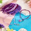40Pcs 4 Colors Adjustable Nylon Cord Bracelets Making BJEW-TA00673-7