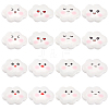 64Pcs 8 Styles Funny Opaque Resin Cabochons RESI-WR0001-14-1