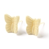 Hypoallergenic Bioceramics Zirconia Ceramic Butterfly Stud Earrings EJEW-C065-01A-3