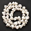 Electroplated Shell Pearl Beads Strands BSHE-C009-01B-3