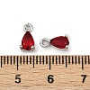 Brass Micro Pave Cubic Zirconia Pendants KK-K374-07P-02-3