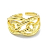 Brass Open Cuff Ring RJEW-B051-13G-2