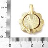 Brass Micro Pave Cubic Zirconia Pendants KK-L257-08G-02-3