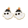 Halloween Alloy Enamel Pendants STAS-I354-01G-C02-1