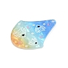 Marine Organism Series Fan Shape Acrylic Pendants OACR-Q101-03A-2