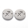 Tarnish Resistant Polishing 201 Stainless Steel Links Connectors LS-STAS-Z001-A-02P-1
