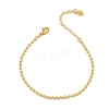 Rack Plating Brass Round Beaded Bracelets for Women BJEW-G735-01G-4