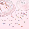 1200Pcs 10 Colors Baking Paint Transparent Glass Beads GLAA-CJ0002-86-5