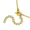 Moon & Star & Sun Brass Pendant Necklaces NJEW-TA00164-5