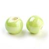 Handmade Porcelain Beads X-PORC-D001-8mm-21-2